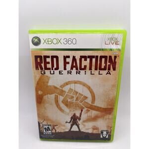 Red Faction: Guerrilla (Microsoft Xbox 360, 2009) Complete With Manual